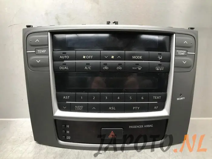 Panel de control de calefacción Lexus IS 220